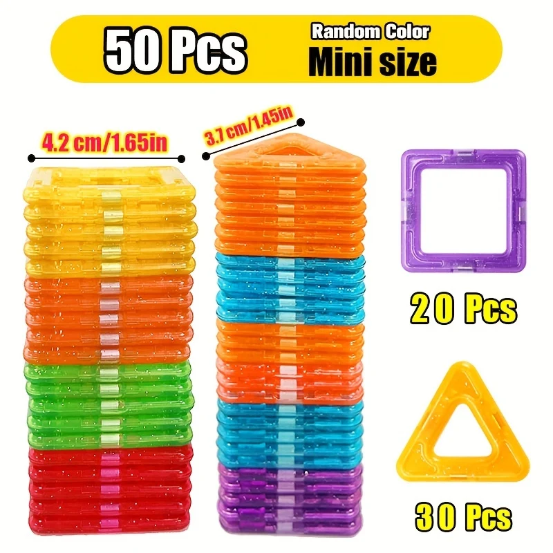 Blocchi Magnetici Di Grandi Dimensioni E Mini Dimensioni Magneti Fai Da Te Giocattoli, Set Di Costruzioni Di Design Regali, Regalo Di Natale/Halloween/Ringraziamento