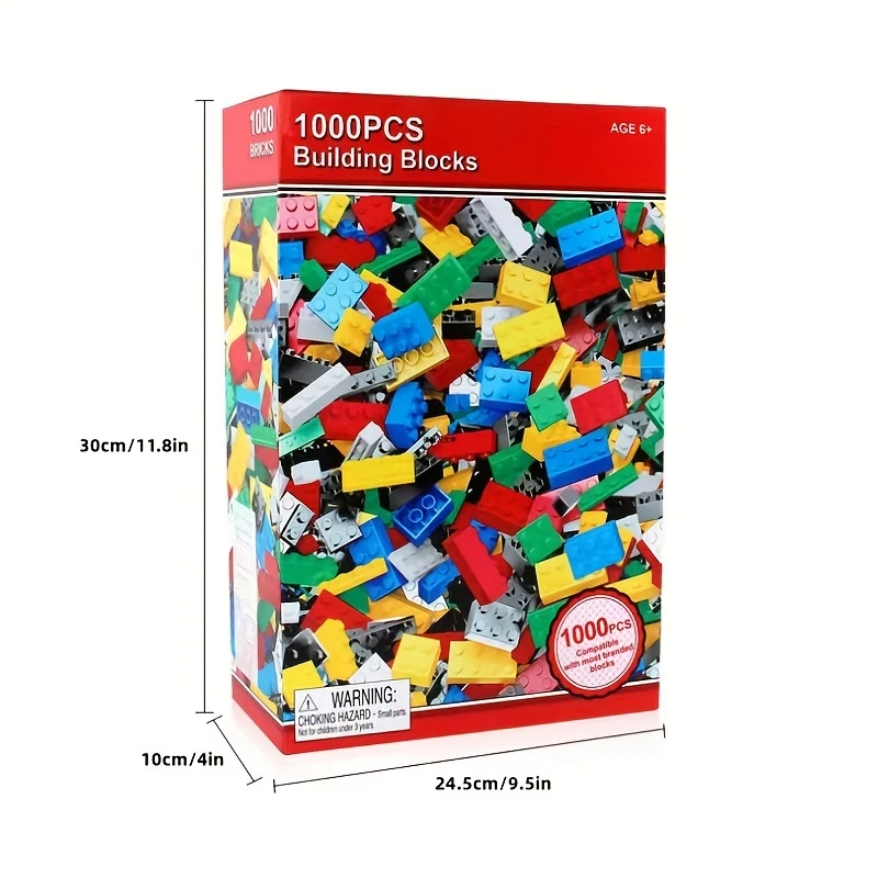 1000 pezzi compatibili fai da te creativi set di giocattoli giocattoli educativi, Halloween/Giorno del Ringraziamento/regalo di Natale