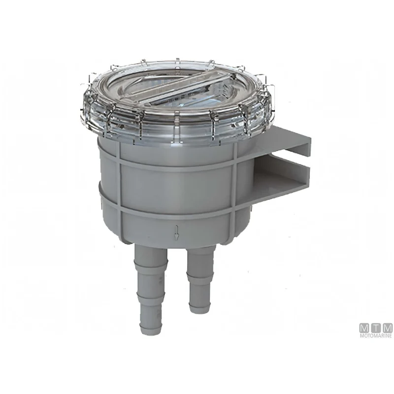 Filtro Acqua di Mare SeaStrainer – Filtro Raffreddamento Motore con Coperchio Trasparente
