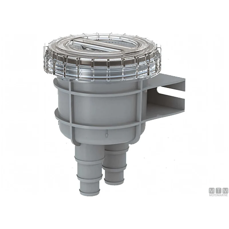 Filtro Acqua di Mare SeaStrainer – Filtro Raffreddamento Motore con Coperchio Trasparente