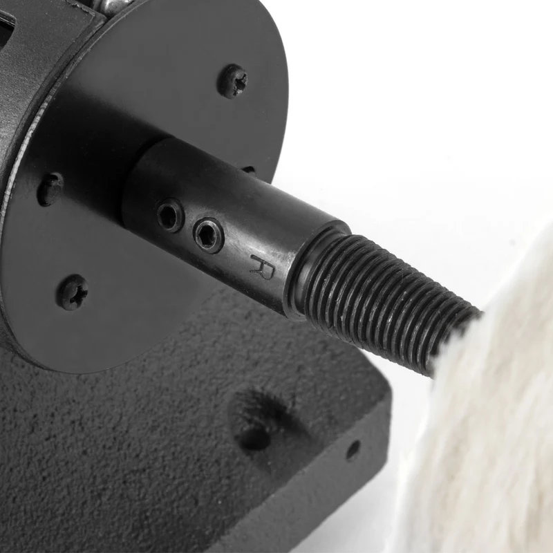 STAHLWERK PM-480 ST Werkbank Poliermaschine mit 480 Watt und 7.200 Umdrehungen pro Minute für Metall, Holz, Acryl und Kunststoff