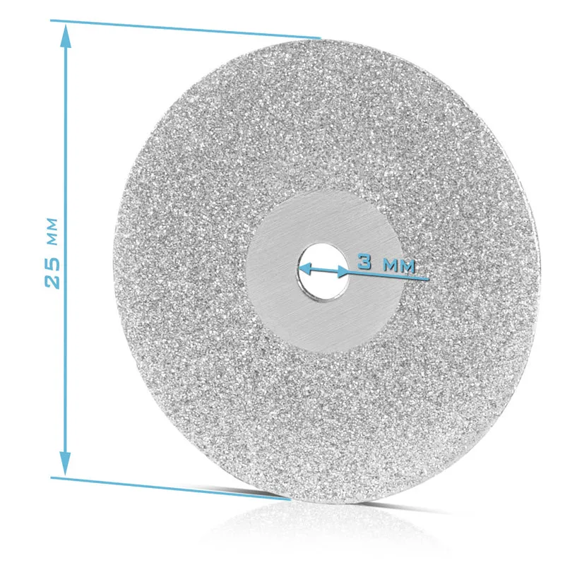 STAHLWERK Diamant-Schleifscheiben für Wolframschleifer 25 mm 5er Set