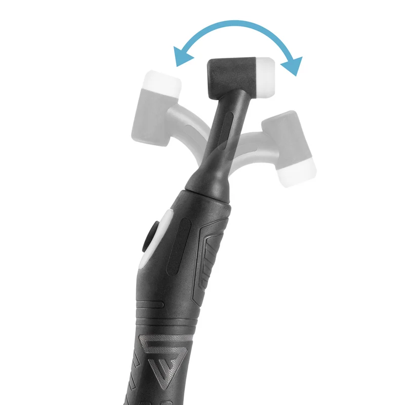 STAHLWERK WIG Schweißbrenner WP-26 mit 5 m Schlauchpaket bis 200 A, gasgekühlt, 2-polig, ergonomisch / WIG Schweißen
