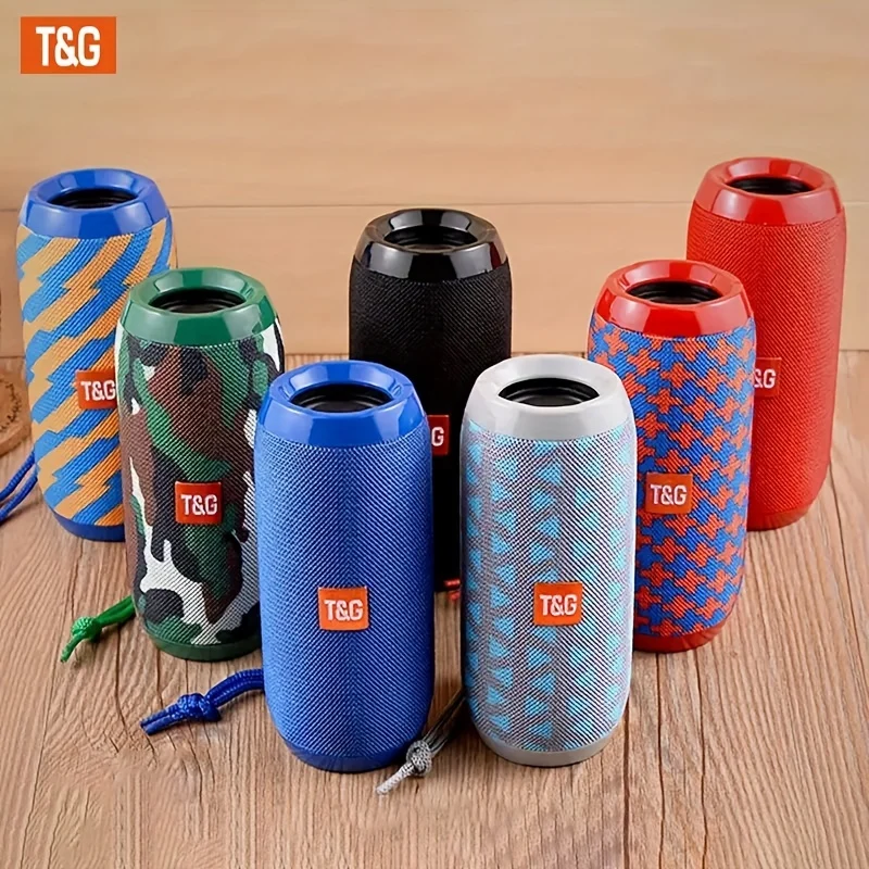 Altoparlante Portatile Wireless Con Bassi: Goditi La Musica Ovunque Con Il Cavo Di Ricarica, Il Cavo Aux, FM TF USB Plug-in Card Di T&G!