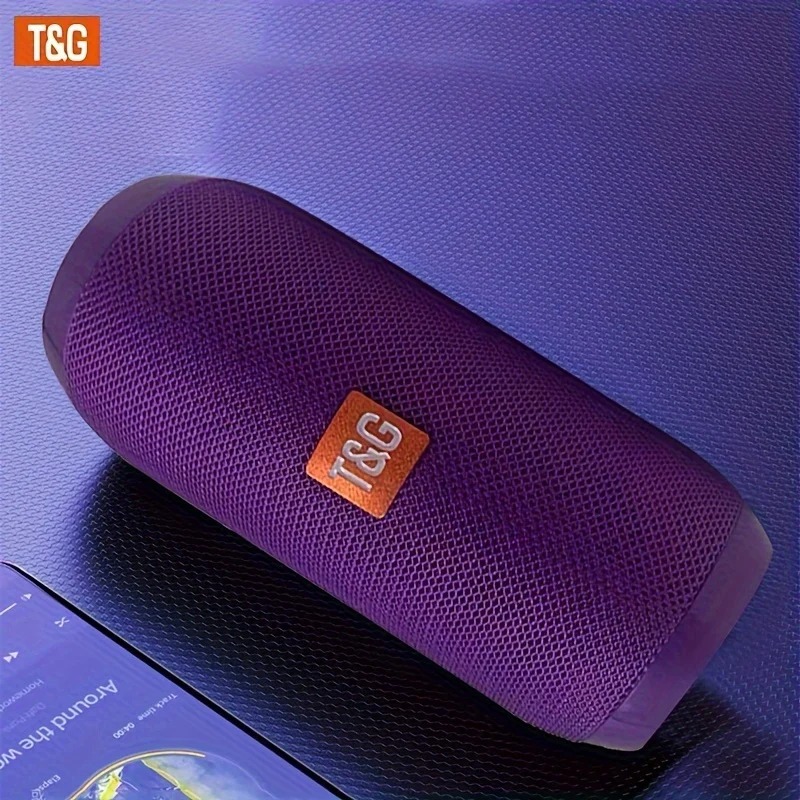 Altoparlante Portatile Wireless Con Bassi: Goditi La Musica Ovunque Con Il Cavo Di Ricarica, Il Cavo Aux, FM TF USB Plug-in Card Di T&G!
