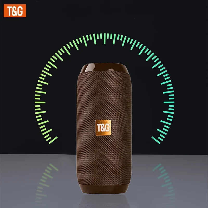 Altoparlante Portatile Wireless Con Bassi: Goditi La Musica Ovunque Con Il Cavo Di Ricarica, Il Cavo Aux, FM TF USB Plug-in Card Di T&G!