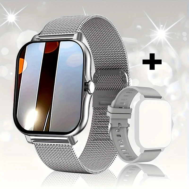 2023 NUOVO Smart Watch 4,65 Cm Pollici Chiamate/ricezione Wireless Frequenza Cardiaca Ossigeno Nel Sangue Pressione Sanguigna Monitoraggio Della Salute Del Sonno Promemoria Sedentario Per Telefoni Android E IOS Per Uomini E Donne