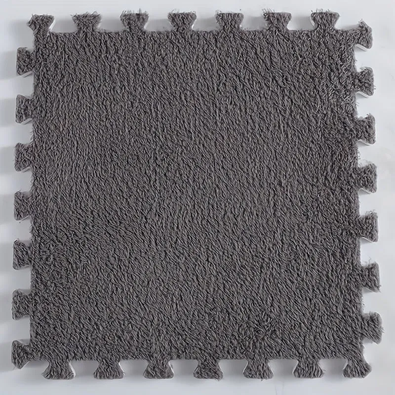 12 Pezzi Peluche Puzzle Tappetino In Schiuma Tappetino Per Finestra A Bovindo Tappetino Per Sedile, Tappeto Quadrato Ad Incastro Soffice Tappeto, Tappetini Protettivi Antiscivolo Per Sedili Comfort Tappetini In Schiuma, 11,8 * 11,8 * 0,4 Pollici