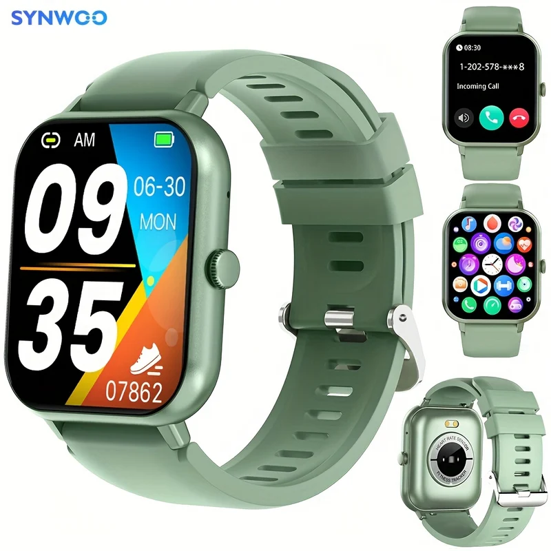 Smartwatch Alla Moda Per Uomo E Donna, Smartwatch Touch Screen Completo Da 4,65 Cm Con Oltre 100 Modalità Sportive, Oltre 100 Quadranti Personalizzati, Fitness Tracker, App Smart Voice Dafit, Adatto Per Telefoni Android IOS