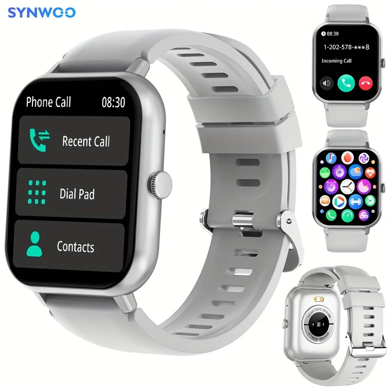 Smartwatch Alla Moda Per Uomo E Donna, Smartwatch Touch Screen Completo Da 4,65 Cm Con Oltre 100 Modalità Sportive, Oltre 100 Quadranti Personalizzati, Fitness Tracker, App Smart Voice Dafit, Adatto Per Telefoni Android IOS
