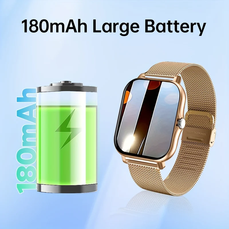 2023 NUOVO Smart Watch 4.65cmPollice Chiamata/Ricezione Wireless Monitoraggio Della Salute Del Sonno Promemoria Sedentario Per Telefoni Android Per Uomini E Donne Regali Per Fidanzati E Fidanzate