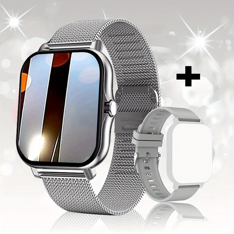 2023 NUOVO Smart Watch 4.65cmPollice Chiamata/Ricezione Wireless Monitoraggio Della Salute Del Sonno Promemoria Sedentario Per Telefoni Android Per Uomini E Donne Regali Per Fidanzati E Fidanzate