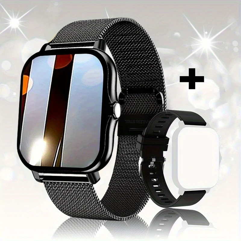 2023 NUOVO Smart Watch 4.65cmPollice Chiamata/Ricezione Wireless Monitoraggio Della Salute Del Sonno Promemoria Sedentario Per Telefoni Android Per Uomini E Donne Regali Per Fidanzati E Fidanzate