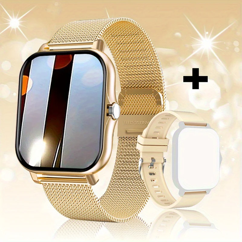 2023 NUOVO Smart Watch 4.65cmPollice Chiamata/Ricezione Wireless Monitoraggio Della Salute Del Sonno Promemoria Sedentario Per Telefoni Android Per Uomini E Donne Regali Per Fidanzati E Fidanzate