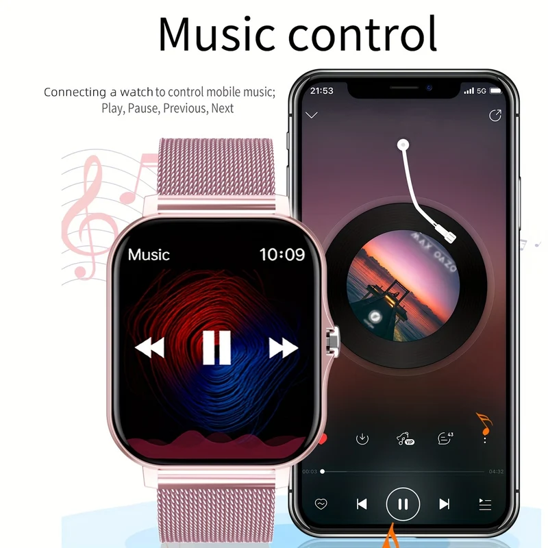 Smart Watch Display Full Touch Screen Con Messaggio, Risposta Chiamata Smartwatch Monitoraggio Sonno, Pedometro Sportivo, Avvisi Informazioni, Per IPhone, Smartbands Android Orologio Fitness Per Donne Uomini Amico Regalo, Regalo Di Compleanno