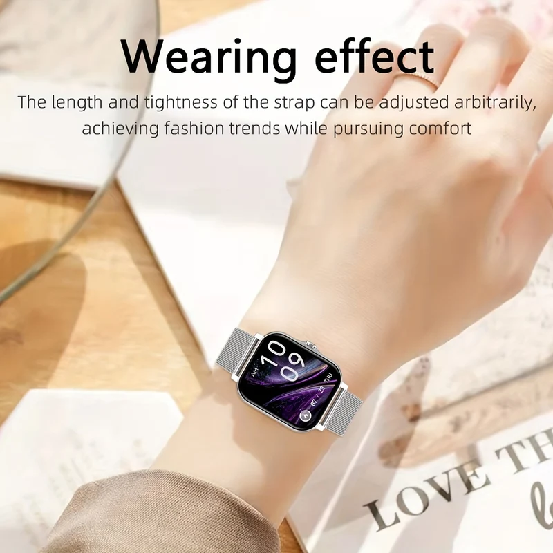 Smart Watch Display Full Touch Screen Con Messaggio, Risposta Chiamata Smartwatch Monitoraggio Sonno, Pedometro Sportivo, Avvisi Informazioni, Per IPhone, Smartbands Android Orologio Fitness Per Donne Uomini Amico Regalo, Regalo Di Compleanno