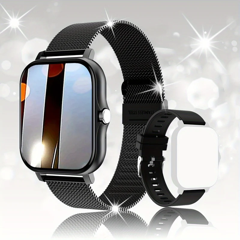Smart Watch Display Full Touch Screen Con Messaggio, Risposta Chiamata Smartwatch Monitoraggio Sonno, Pedometro Sportivo, Avvisi Informazioni, Per IPhone, Smartbands Android Orologio Fitness Per Donne Uomini Amico Regalo, Regalo Di Compleanno