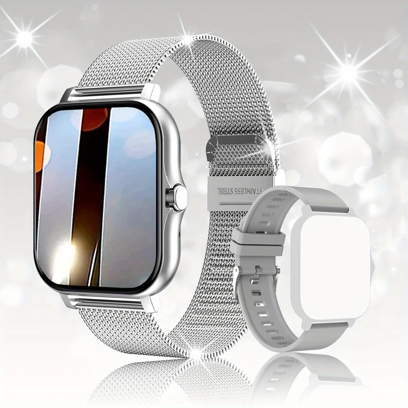 Smart Watch Display Full Touch Screen Con Messaggio, Risposta Chiamata Smartwatch Monitoraggio Sonno, Pedometro Sportivo, Avvisi Informazioni, Per IPhone, Smartbands Android Orologio Fitness Per Donne Uomini Amico Regalo, Regalo Di Compleanno