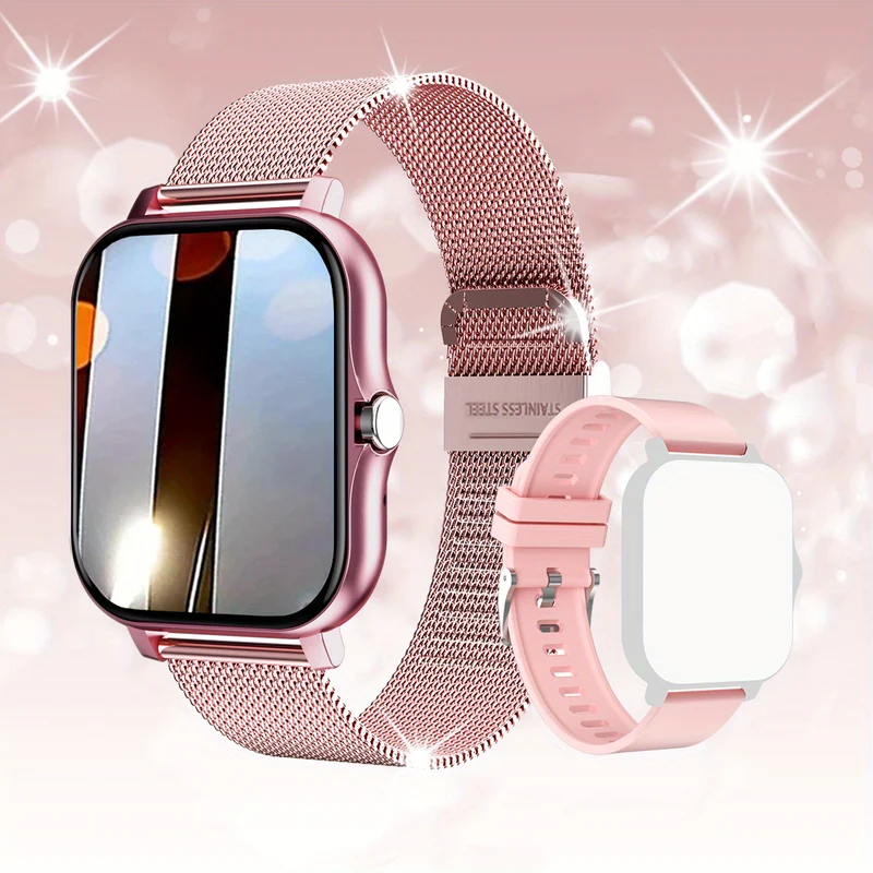 Smart Watch Display Full Touch Screen Con Messaggio, Risposta Chiamata Smartwatch Monitoraggio Sonno, Pedometro Sportivo, Avvisi Informazioni, Per IPhone, Smartbands Android Orologio Fitness Per Donne Uomini Amico Regalo, Regalo Di Compleanno
