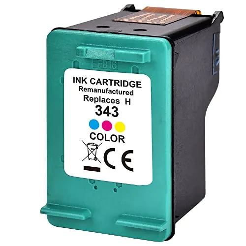 CARTUCCE COMPATIBILI PER HP 338 XL NERO + 343 XL COLORE 338XL 343XL CARTUCCIA STAMPANTE DESKJET 460 5740 6540 9800 PHOTOSMART 2570 2575 2610 2710 7850 8150 8450