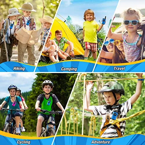 EUCOCO Giochi Bambini, Walkie-Talkie Regalo Bimbo 3-10 Anni Maschio Giocattoli da Esterno
