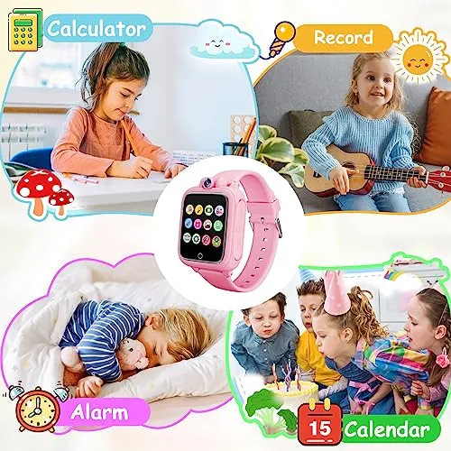 Smartwatch per Bambini, Orologio Intelligente Bambini, Regalo Bambini, Giochi per Bambini, Giocattoli Bambini 14 Giochi, Telecamera, Musicale, Regali di Natale per ragazze e ragazzi dai 2 ai 13 anni