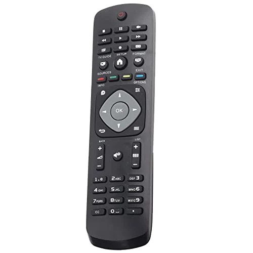 VBESTLIFE Telecomando per Philips Sostituzione Controller Telecomando for Most of Its LCD, LED or Plasma TVs for Philips