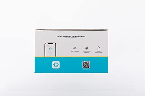 ieGeek 2K Telecamera Wi-Fi Interno / Esterno Batteria Senza Fili, Videocamera Sorveglianza con Visione Notturna a Colori, Allarme con Rilevamento del Movimento, Sirena, IP65, Audio a 2 Vie, SD/Cloud