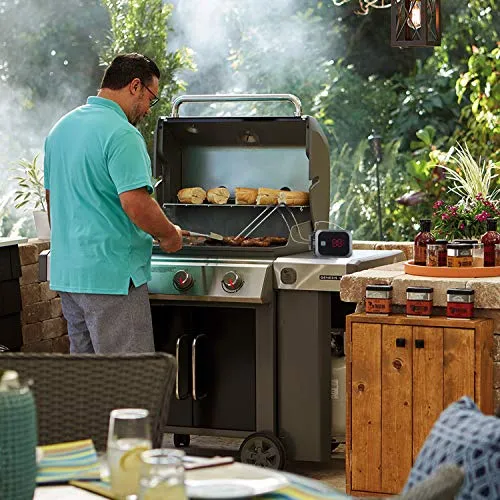 INKBIRD IBT-2X Bluetooth Termometro Digitale Barbecue Termometro e Timer, Termometro Cucina con Sonda di Temperatura per Carne Grigliate BBQ Fumatore Forno di Cottura 2 Sensori