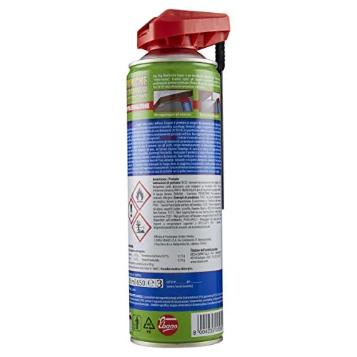 Zig Zag, Formiche e Scarafaggi, Insetticida specifico per trattamenti terra muro, con valvola a doppia erogazione, formato 500 ml