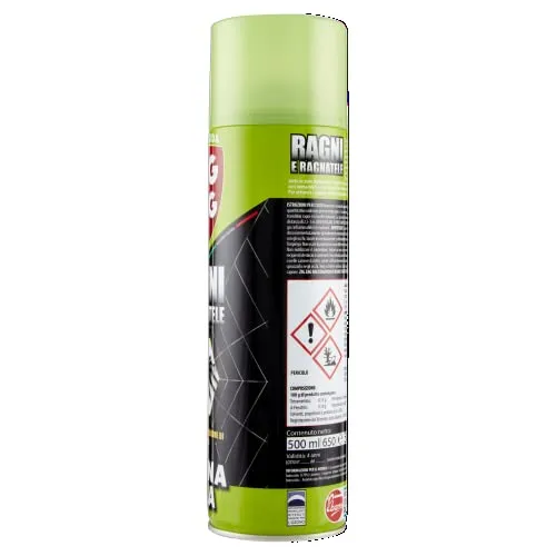 ZIG ZAG, Insetticida Ragni, Magnatela, Ragni, Insetticida per Ragni e Ragnatele ad Alta Residualità, Previene Formazione di Ragnatele Fino a 40 Giorni, 500 ml