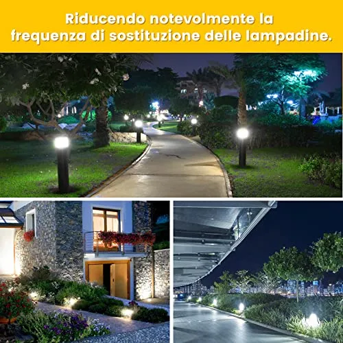Bonlux 30W Lampadine R7S 118mm LED Dimmerabile, Equivalente 300W Lampadina alogena incandescente，doppio attacco lampadina r7s j118 per luci paesaggistiche (Bianco freddo 6000K, confezione da 1)