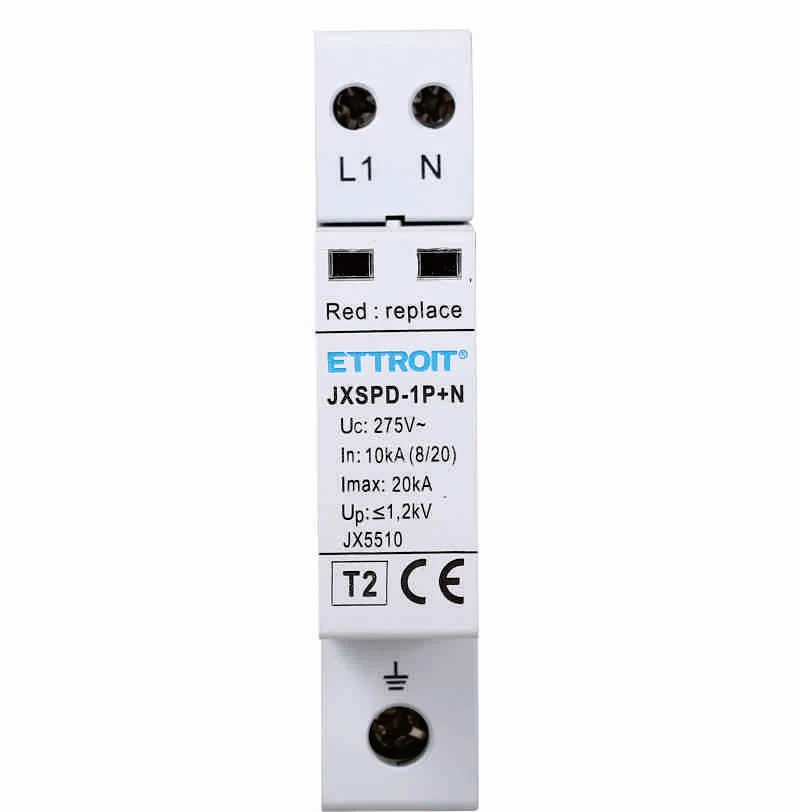 ETTROIT SCARICATORE DI SOVRATENSIONE 1P+N 10KA-20KA T2 | JX5510