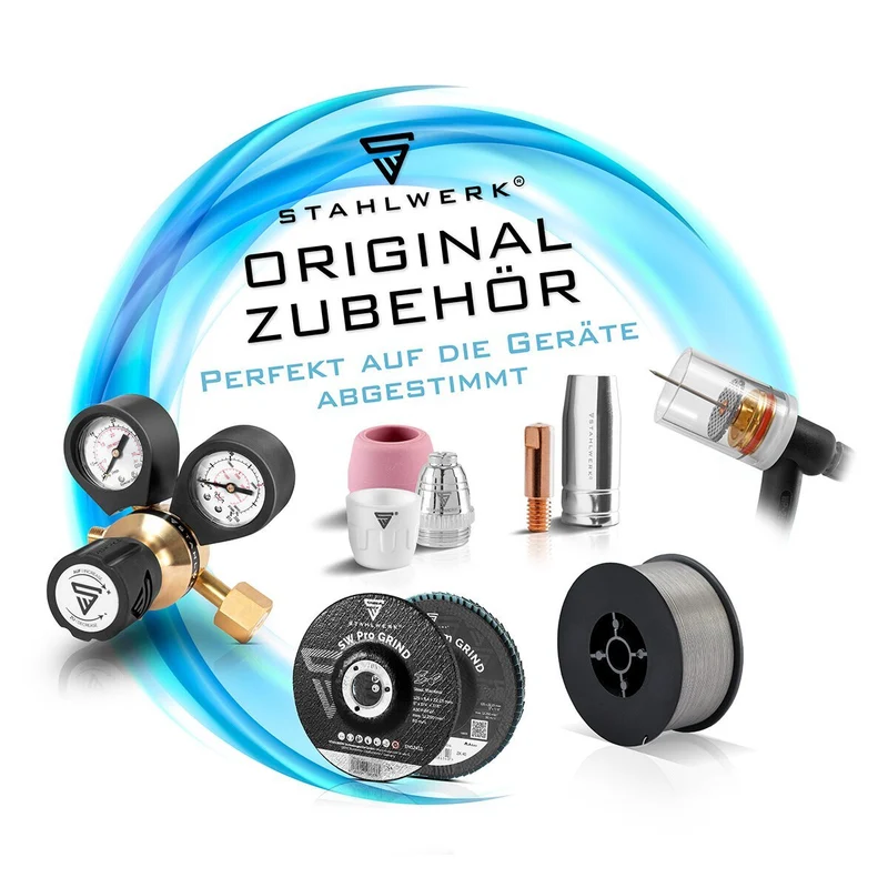STAHLWERK Massekabel | Masseklemme 2 m für Ausbeulspotter | Dellenlifter | Punktschweißgerät | Smart Repair Ausbeulwerkzeug | Spotter-Zubehör