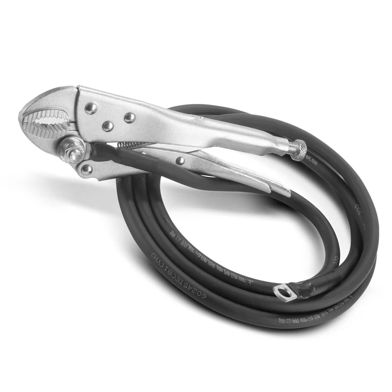 STAHLWERK Massekabel | Masseklemme 2 m für Ausbeulspotter | Dellenlifter | Punktschweißgerät | Smart Repair Ausbeulwerkzeug | Spotter-Zubehör