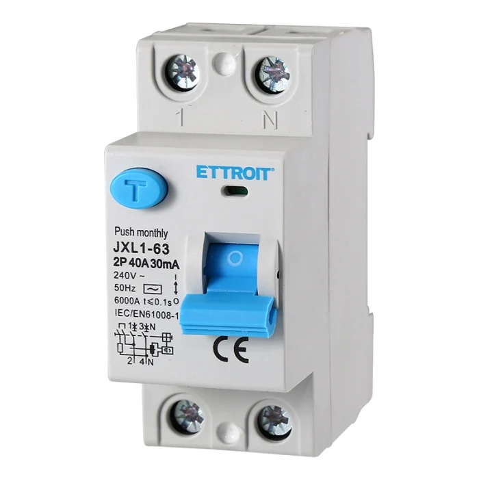 Ettroit Interruttore Differenziale Puro 2P 40A 30mA 220V-| JX324061
