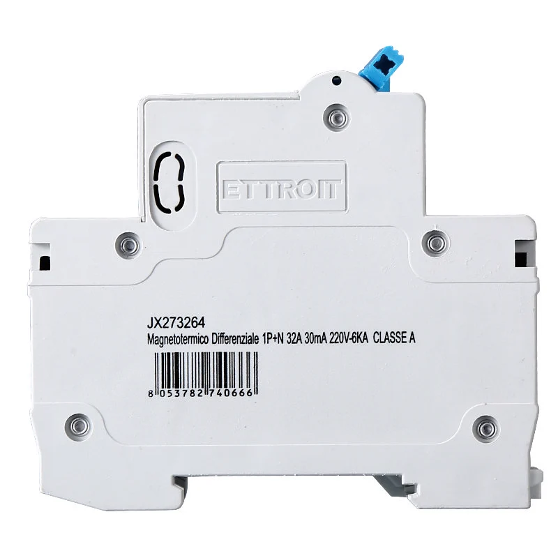Ettroit Magnetotermico Differenziale 1P+N 32A 30mA 220V-6KA CLASSE A | JX273264