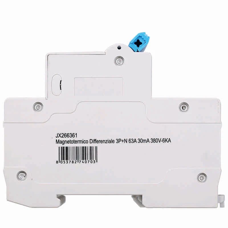 Ettroit Magnetotermico Differenziale 3P+N 63A 30mA 380V-6KA | JX266361