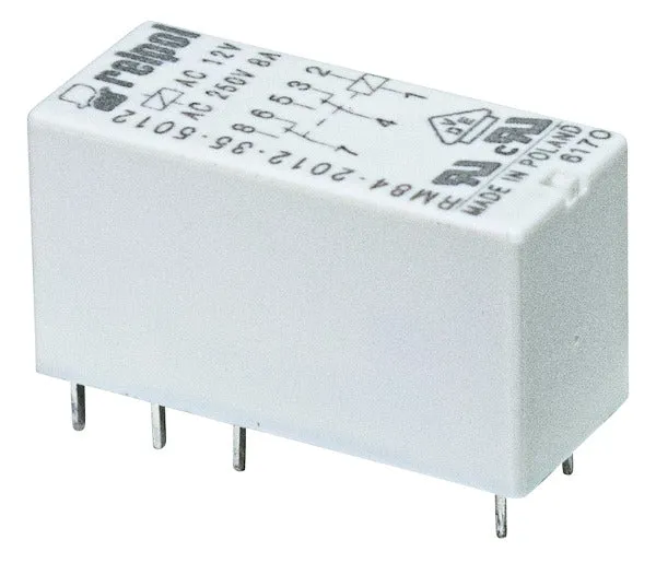 Relè Elettromagnetico Relpol RM84-2012 DPDT 12VAC 8A