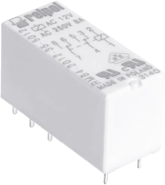 Relè Elettromagnetico Relpol 230VAC DPDT 8A - RM84-2012-35-5230 | LED-Mobile
