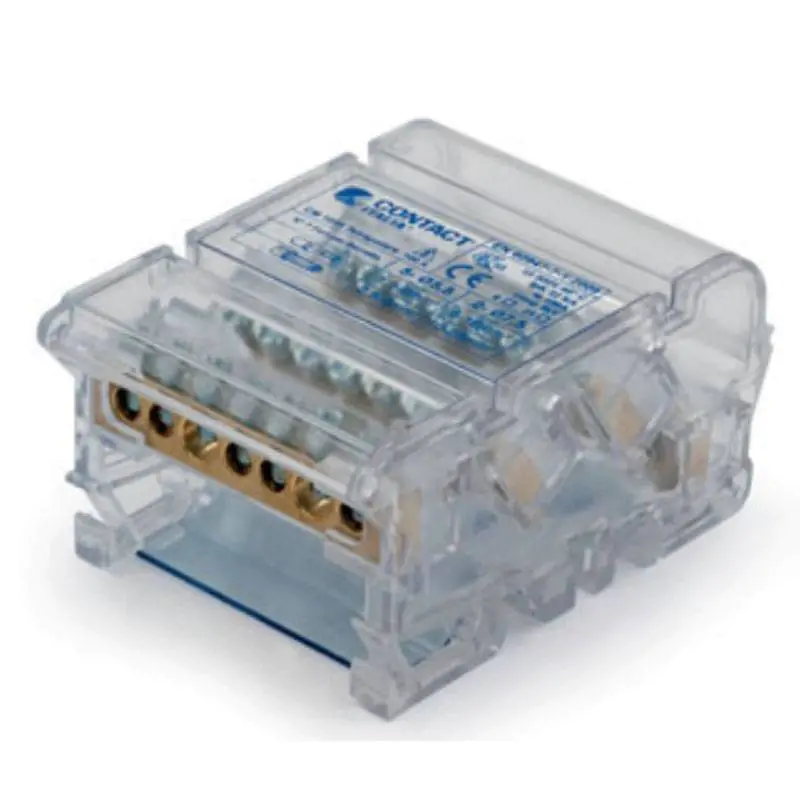 Morsettiera Modulare Tetrapolare Contact 4P 100A 7 fori per barra CM1054 | contact | cm1054