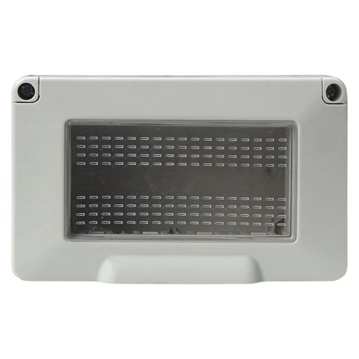 SUPPORTO SCATOLA DA ESTERNOIP55 4 POSTI BIANCO COMPATIBILE VIMAR PLANA | ETTROIT | ev2604