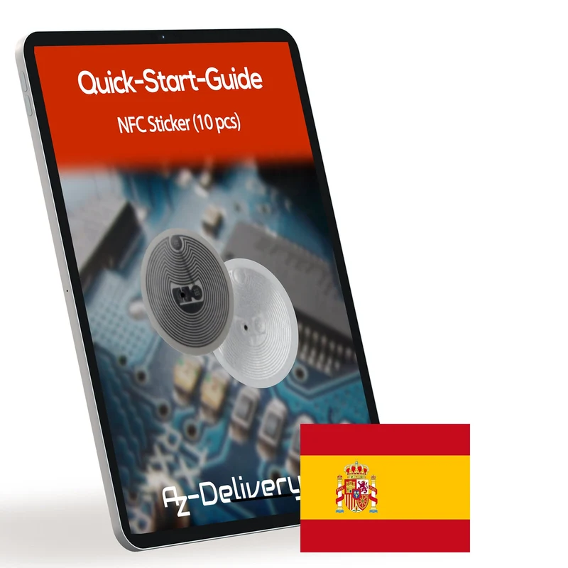 NFC Tag Sticker NTAG215 540 Byte Speicher, Wiederverwendbar & Voll Programmierbar