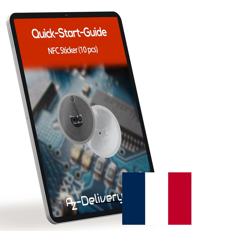 NFC Tag Sticker NTAG215 540 Byte Speicher, Wiederverwendbar & Voll Programmierbar