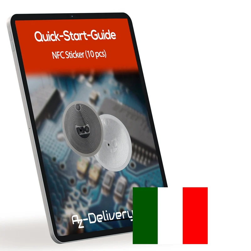 NFC Tag Sticker NTAG215 540 Byte Speicher, Wiederverwendbar & Voll Programmierbar