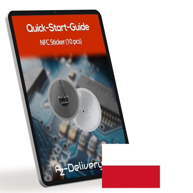 NFC Tag Sticker NTAG215 540 Byte Speicher, Wiederverwendbar & Voll Programmierbar
