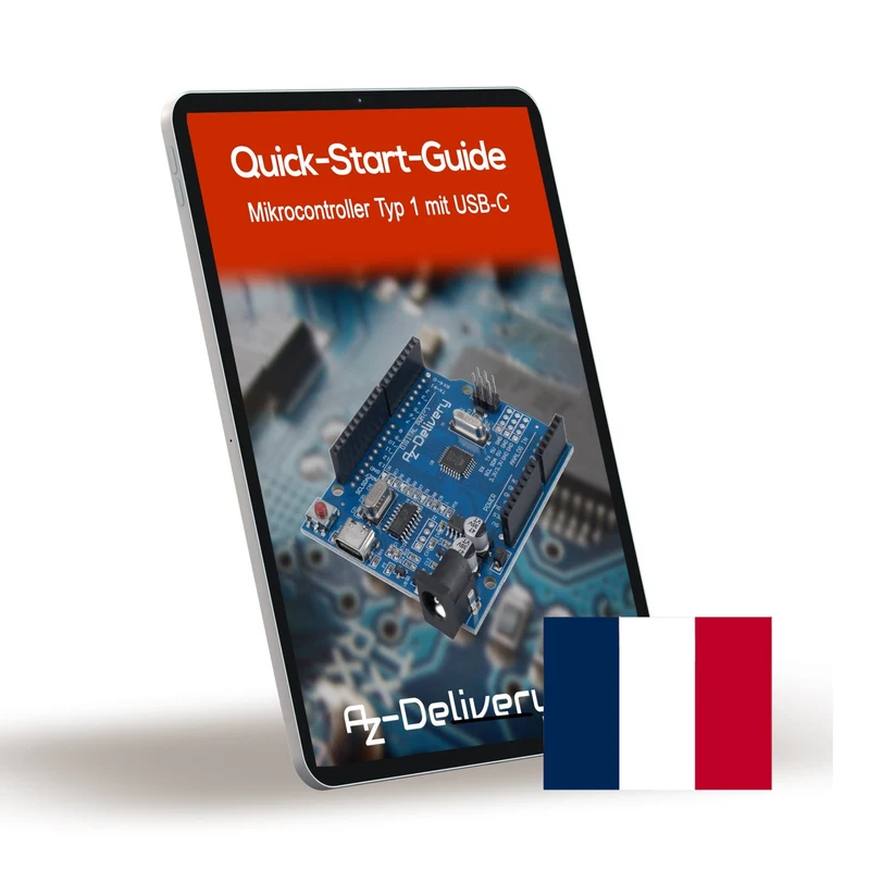 Mikrocontroller Board AZ-ATmega328-Board mit USB-C Anschluss
