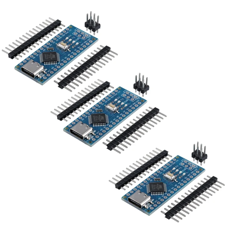 AZ-Nano V3 board set with USB-C connection | Atmega CH340 chip Atmega328 CH340 | compatible with Arduino, Arduino Pro Micro and Arduino Nano V3