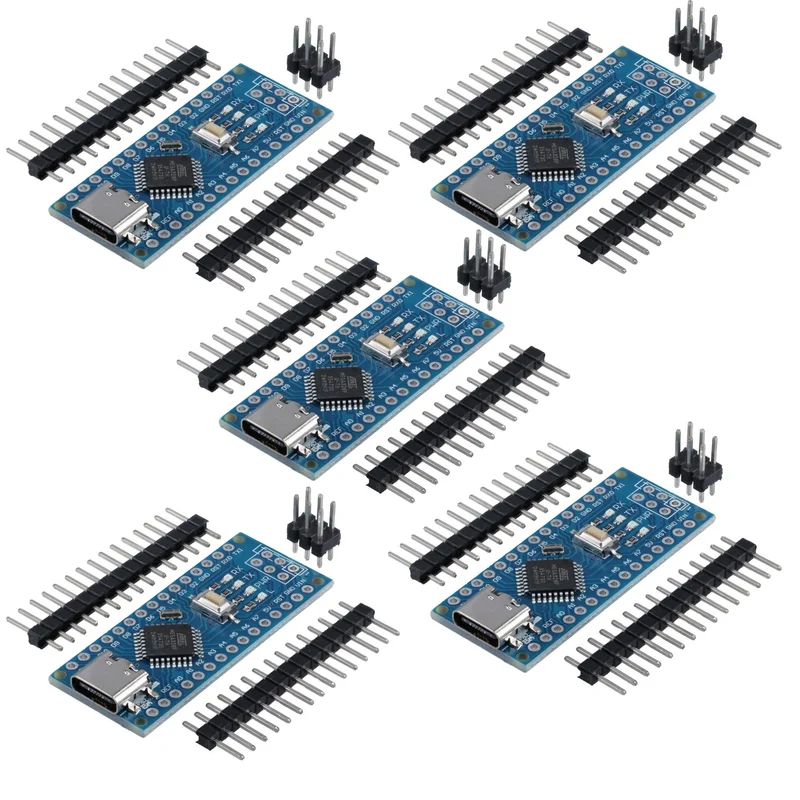 AZ-Nano V3 board set with USB-C connection | Atmega CH340 chip Atmega328 CH340 | compatible with Arduino, Arduino Pro Micro and Arduino Nano V3