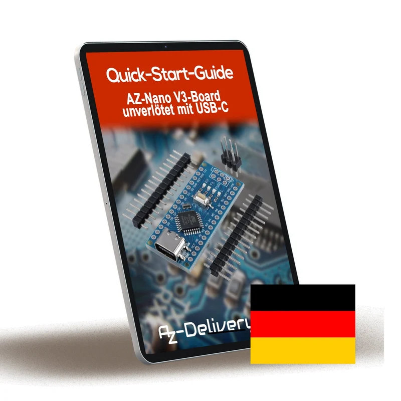 AZ-Nano V3-Board Set mit USB-C Anschluss | Atmega CH340 Chip Atmega328 CH340